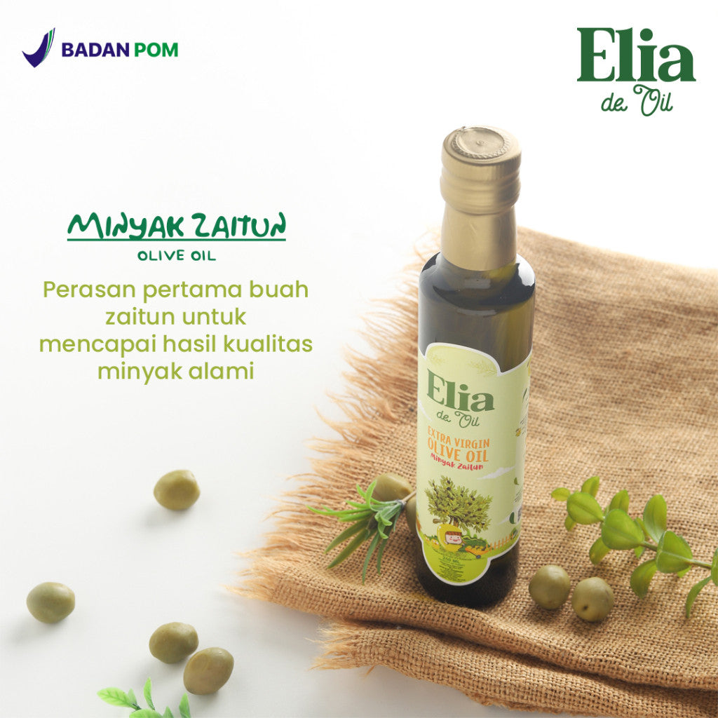 ELIA DE OIL Olive Oil / Extra Virgin Olive Oil for Kids / Minyak Zaitun Anak / MPASI Anak