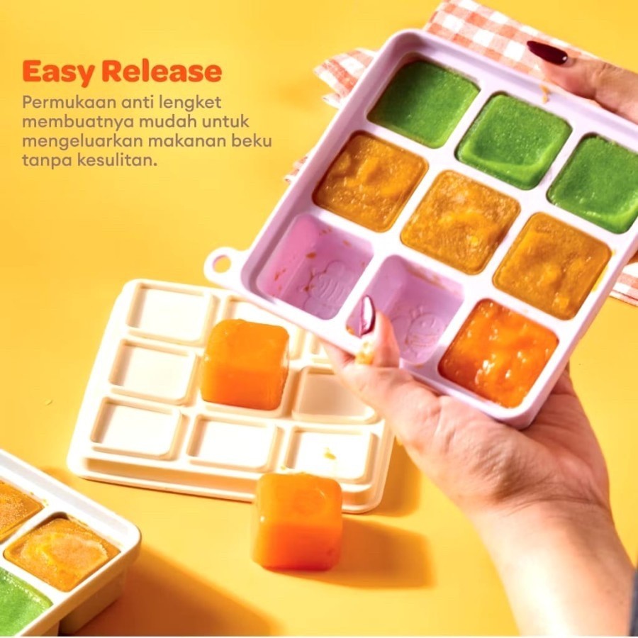 Little Dimple Silly Freeze Cetakan Makanan Silikon Freezer Microwave