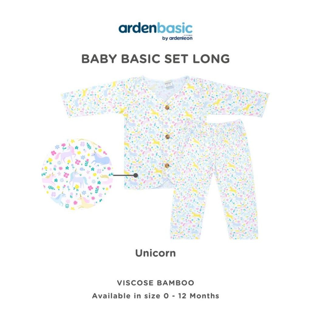 ARDENLEON ArdenBasic Baby Basic Set Long Setelan Panjang Bayi