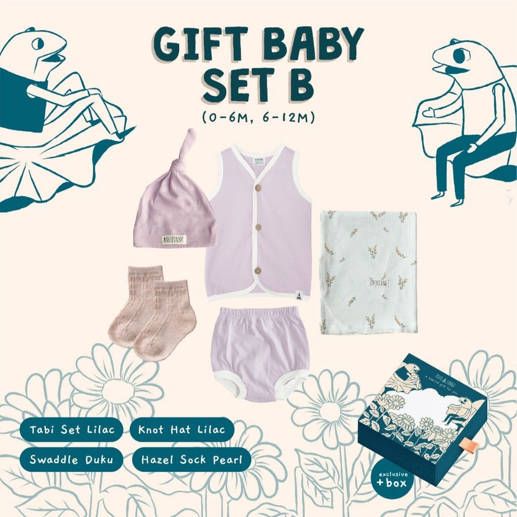 BOHOPANNA - GIFT BABY SET - Hadiah untuk Bayi - Gift Set - Paket Hadiah Newborn