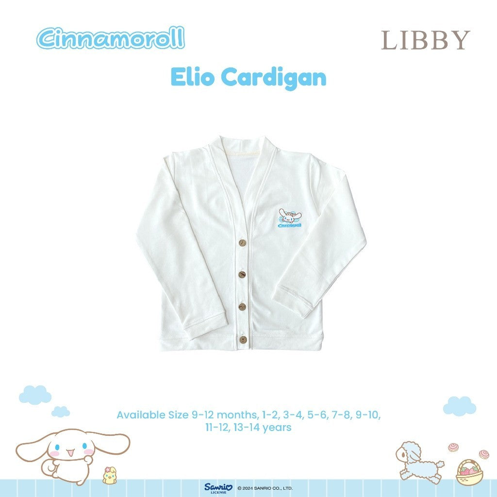 LIBBY Sanrio Elio Cardigan Anak Perempuan Kuromi Cinnamoroll 9 Bulan- 4 Tahun(1 Pcs)Sweater | Jaket