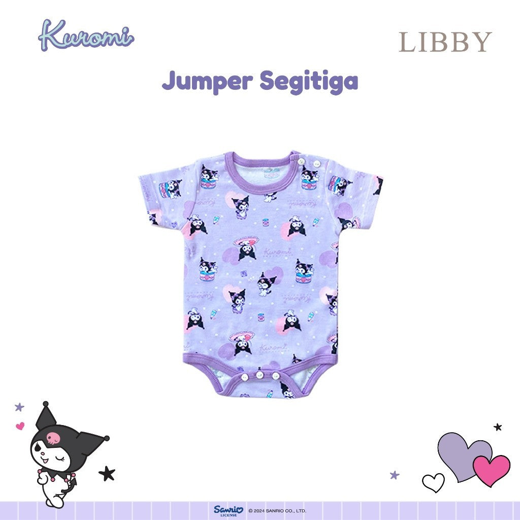 LIBBY Sanrio Premium Baju Tidur Bayi Sleepsuit Bodysuit Romper Bayi Perempuan Kuromi Cinnamoroll Hello Kitty (1 PCS/PACK)