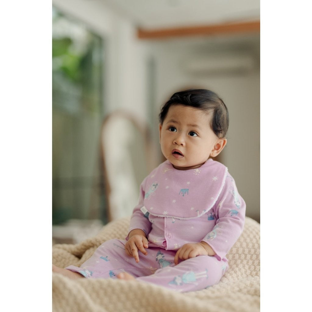 BOHOPANNA - PANNADAILY - LONG SET BABY GIRL PRINT - Setelan Baju Bayi Perempuan