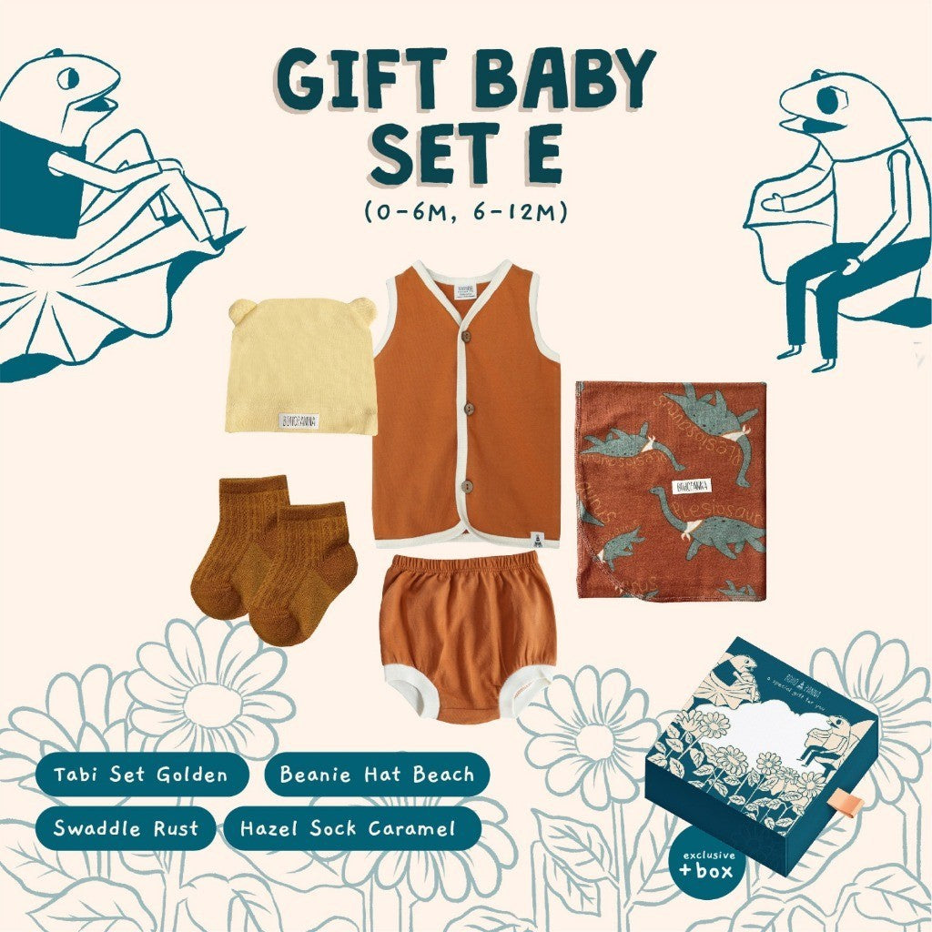 BOHOPANNA - GIFT BABY SET - Hadiah untuk Bayi - Gift Set - Paket Hadiah Newborn