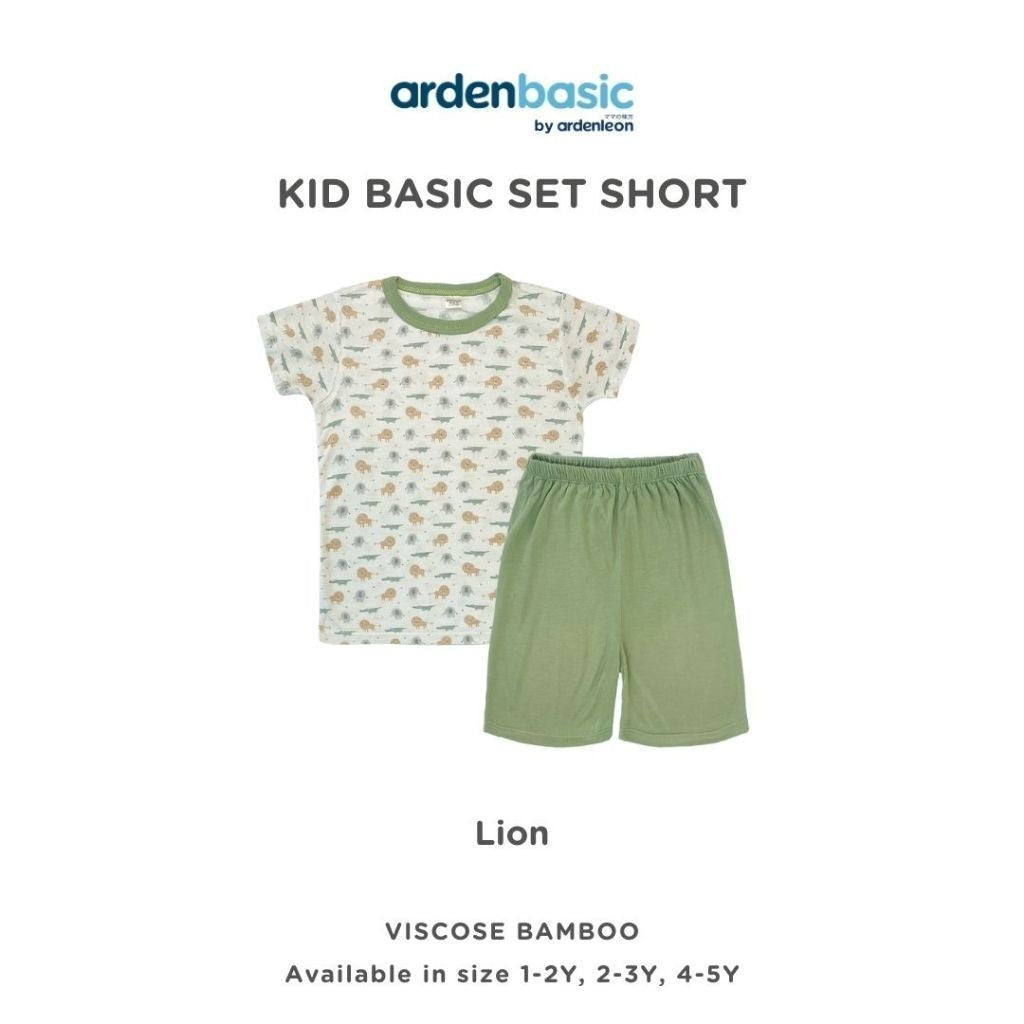 ARDENLEON ArdenBasic Kid Basic Set Short Setelan Pendek Anak