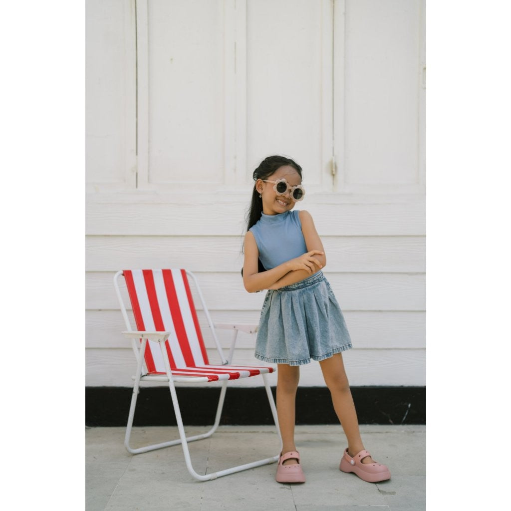 BOHOPANNA - SLEEVELESS TURTLENECK - Atasan Anak Perempuan BP2425