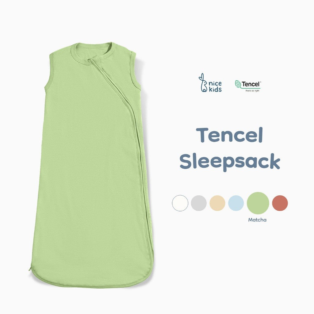 Nice Kids - Tencel Sleepsack Bedong Jumper Instan Baby New Born Unisex (0-6 Bulan)