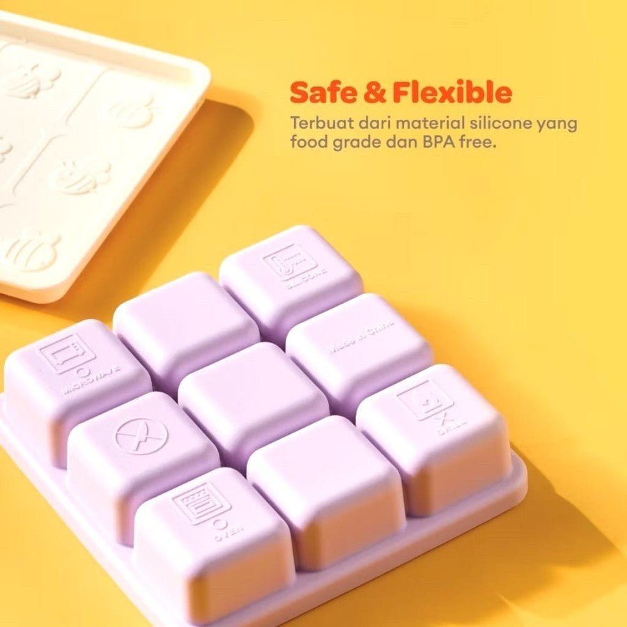 Little Dimple Silly Freeze Cetakan Makanan Silikon Freezer Microwave