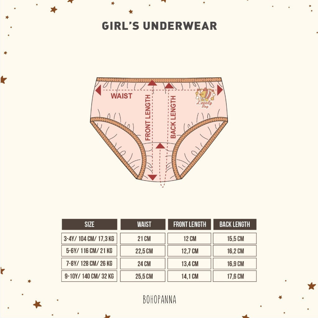 BOHOPANNA - GIRL'S UNDERWEAR - Pakaian Dalam Anak Perempuan