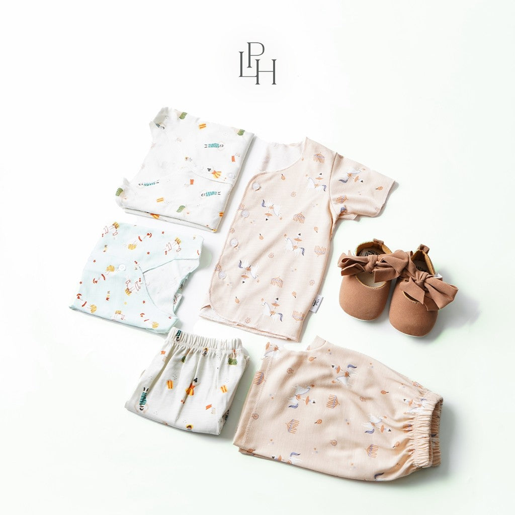 Little Palmerhaus - Little Wear Short Set 26.0 (Setelan Bayi Lengan Pendek)