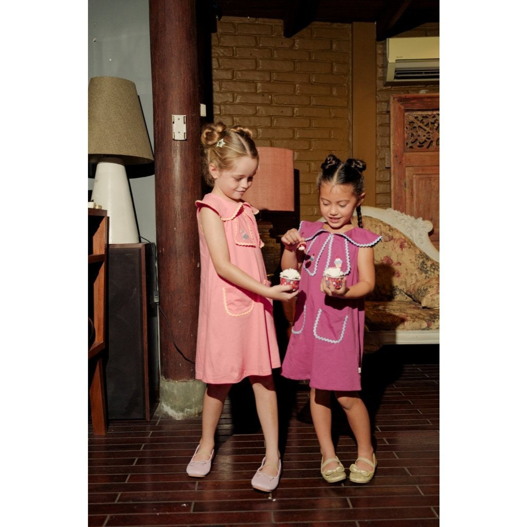 BOHOPANNA - SAILOR COLLAR DRESS - Dress Anak Perempuan