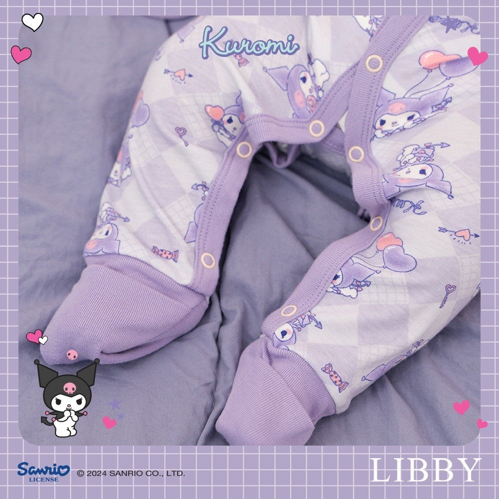 LIBBY Sanrio Bundling Perlengkapan Bayi Kuromi Cinnamoroll Hello Kitty (3 Pcs) Bedong | Sarung Tangan & Kaki Bayi | Topi Tali | Slaber