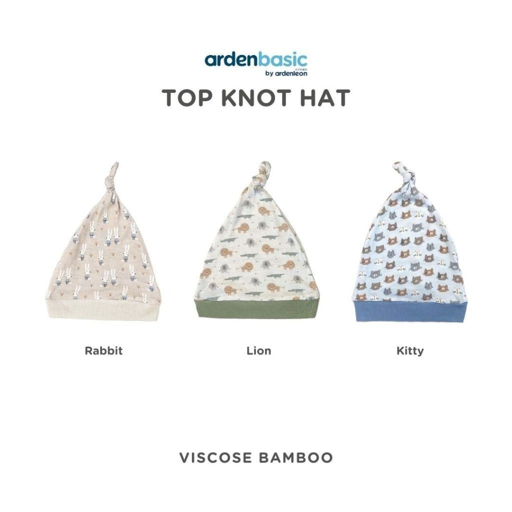 ARDENLEON ArdenBasic Top Knot Hat Topi Bayi