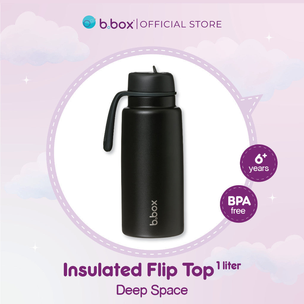 b.box Insulated Flip Top 1 Liter Bottle