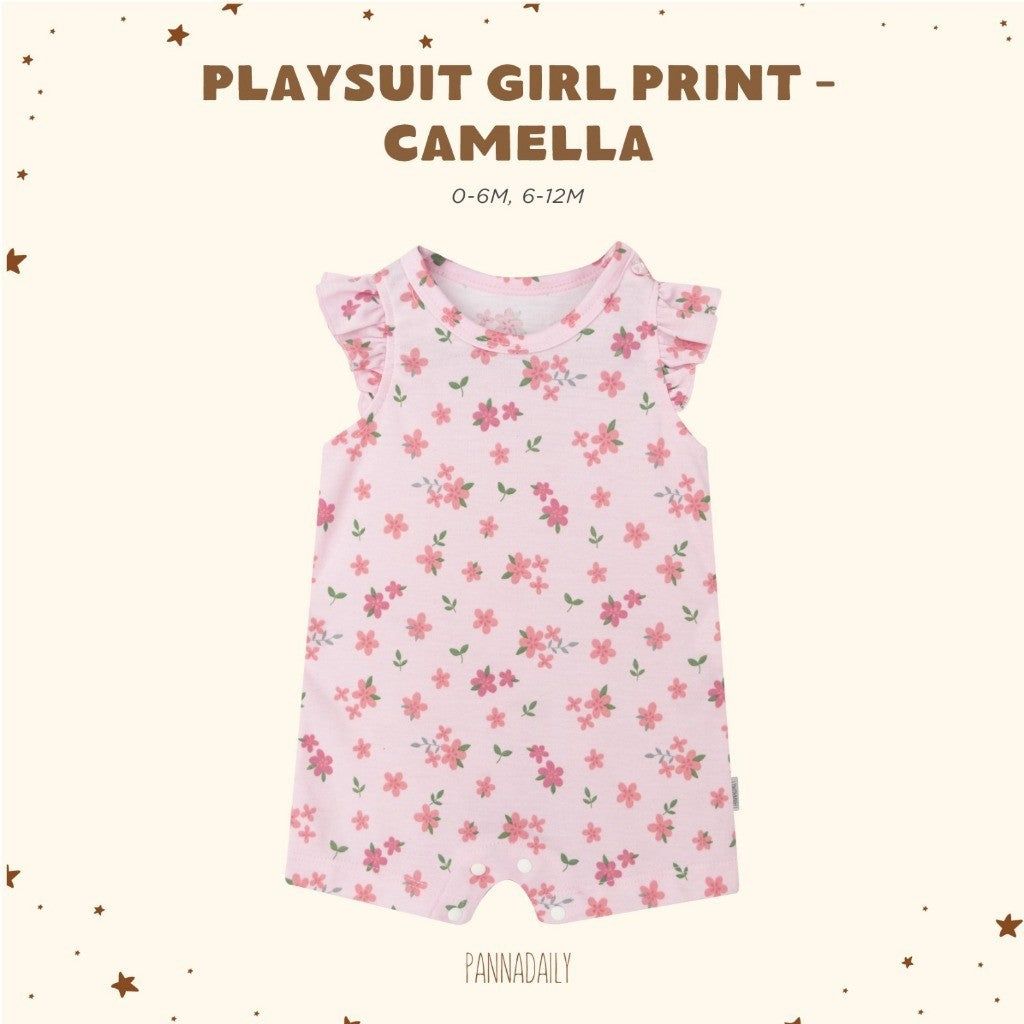 BOHOPANNA - PANNADAILY - PLAYSUIT GIRL PRINT - Jumper Bayi
