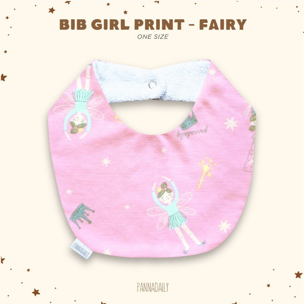 BOHOPANNA - PANNADAILY - BIB GIRL PRINT - Slabber Bayi