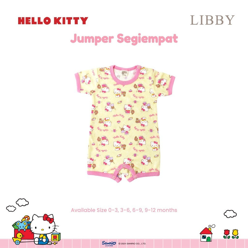LIBBY Sanrio Premium Baju Tidur Bayi Sleepsuit Bodysuit Romper Bayi Perempuan Kuromi Cinnamoroll Hello Kitty (1 PCS/PACK)