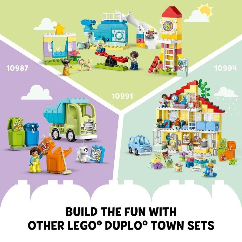 LEGO DUPLO Town 10988 The Bus Ride Building Toy Set (16 Pieces) Building Blocks for Kids (2 Tahun+)