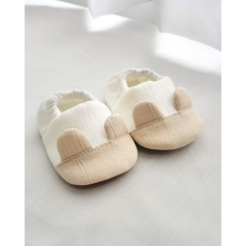 Petita Petito Crinkled Bear Baby Shoes Sepatu Bayi Prewalker Anti-slip