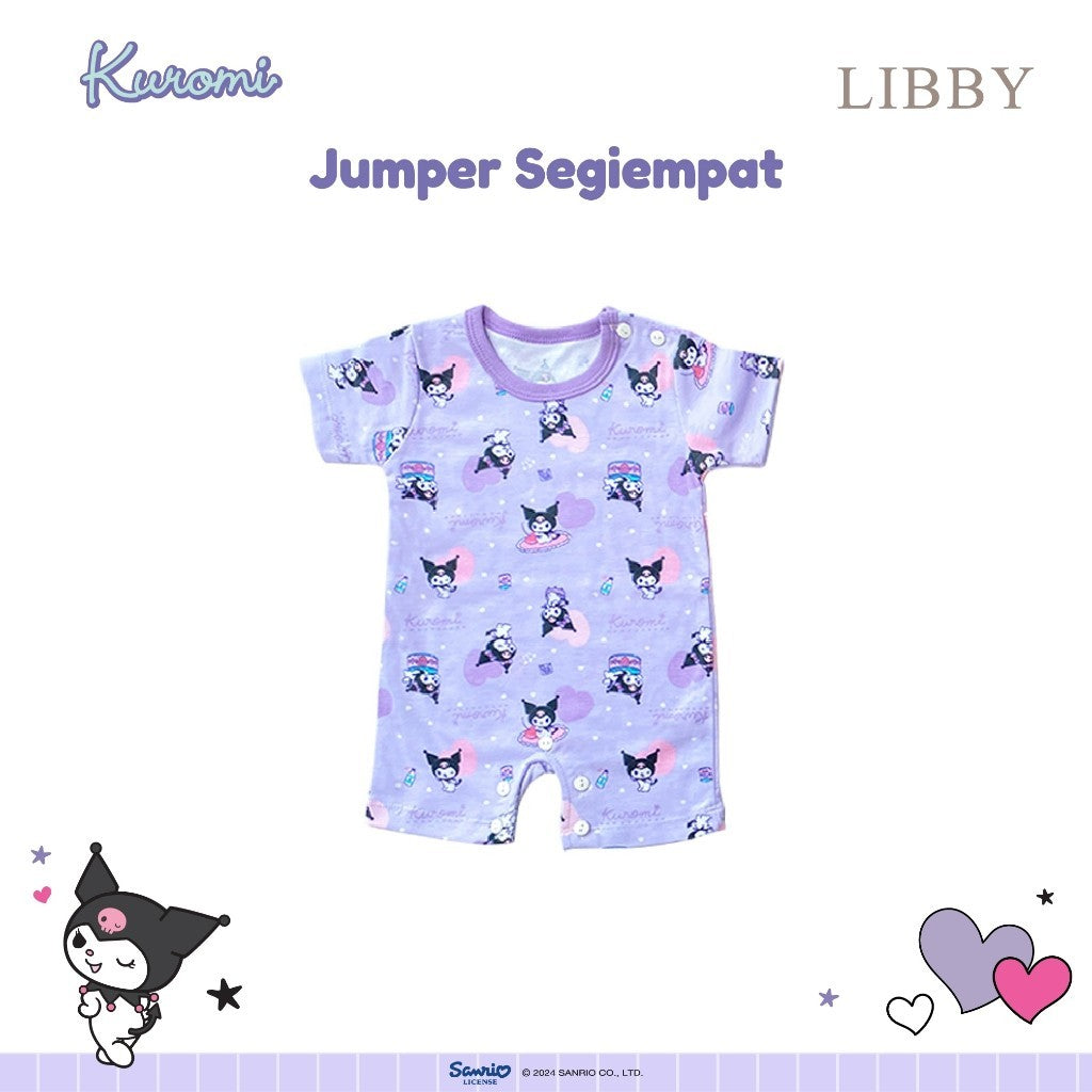 LIBBY Sanrio Premium Baju Tidur Bayi Sleepsuit Bodysuit Romper Bayi Perempuan Kuromi Cinnamoroll Hello Kitty (1 PCS/PACK)