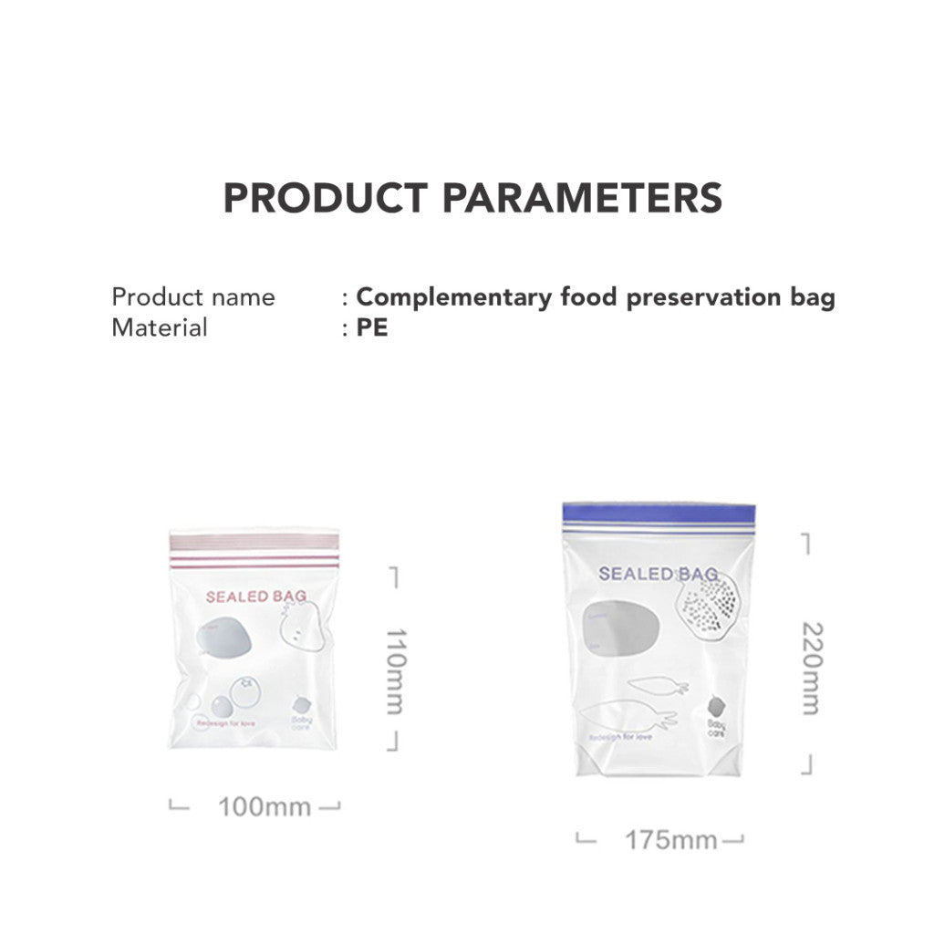 Sakumini Plastic Ziplock Bag Plastik Klip Zipper Kantong Penyimpanan Makanan