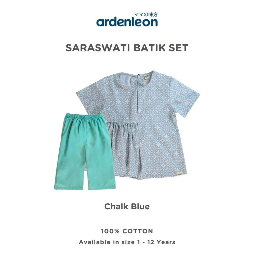 ARDENLEON Setelan Anak Perempuan Saraswati Batik Set