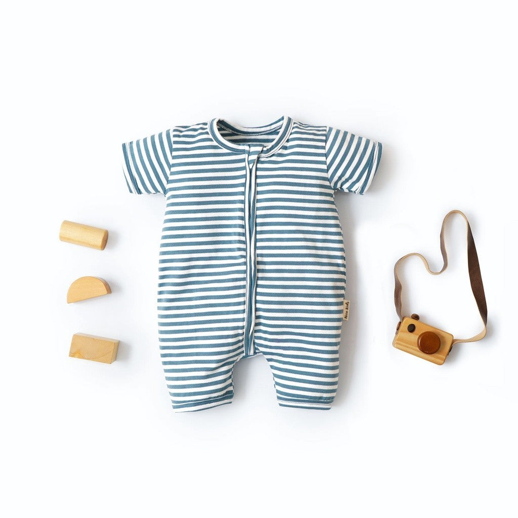 Nice Kids - Stripe Playsuit Baby (Baby Jumper Romper Onesies Bayi Baju Terusan 0-2 Tahun)