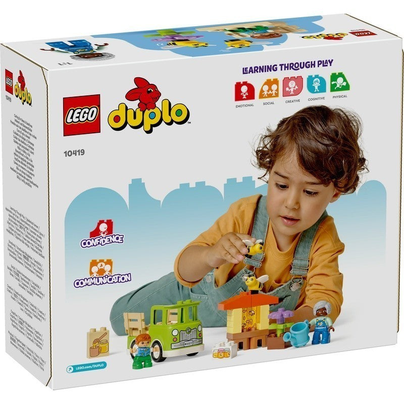 LEGO DUPLO Town 10419 Caring for Bees & Beehives Toy (22 Pieces) Building Blocks for Kids (2 Tahun+)