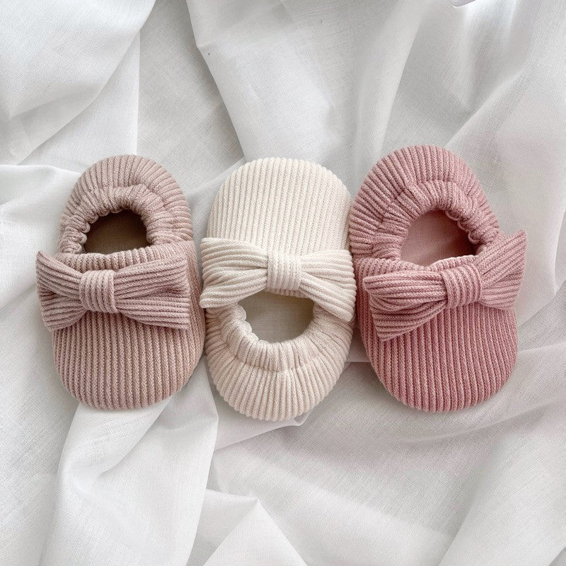 Petita Petito Little Bow Baby Shoes | Sepatu Bayi Dengan Pita | Prewalker Shoes