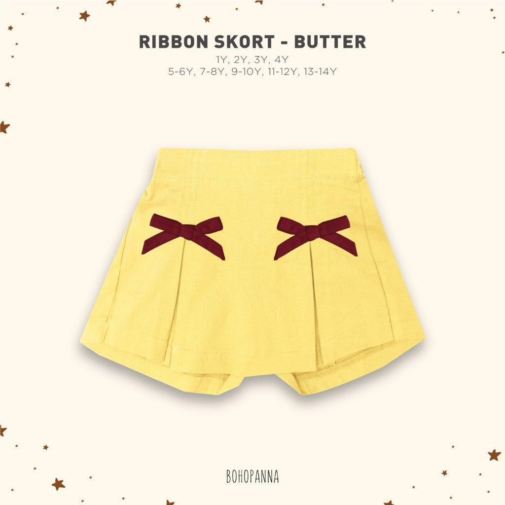 BOHOPANNA - RIBBON SKORT - Rok Anak Perempuan Butter