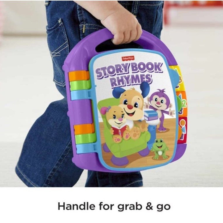 Fisher Price Laugh and Learn Storybook Ryhmes - Mainan Buku Cerita Edukasi Anak Balita
