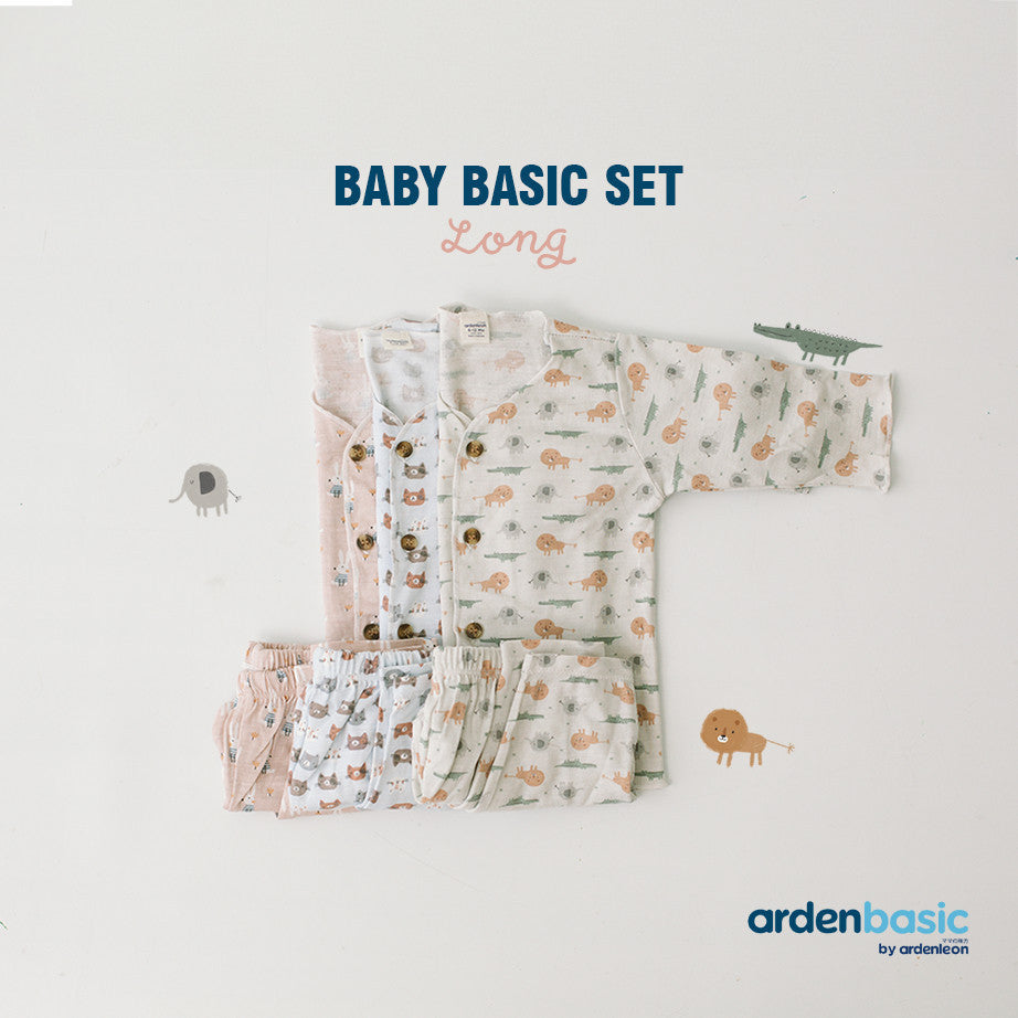 ARDENLEON ArdenBasic Baby Basic Set Long Setelan Panjang Bayi