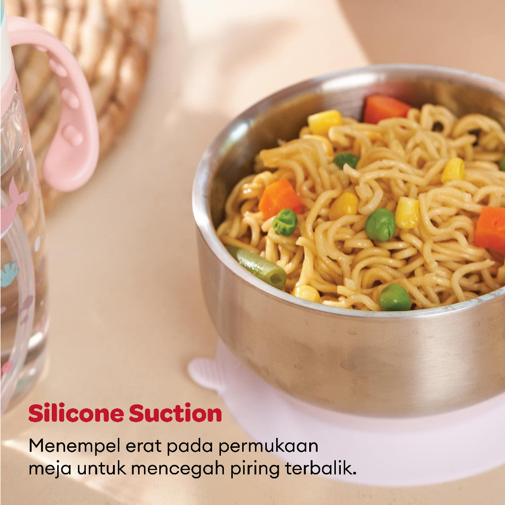 Little Dimple Pure Bowl - Mangkuk Anak Stainless Steel BPA Free
