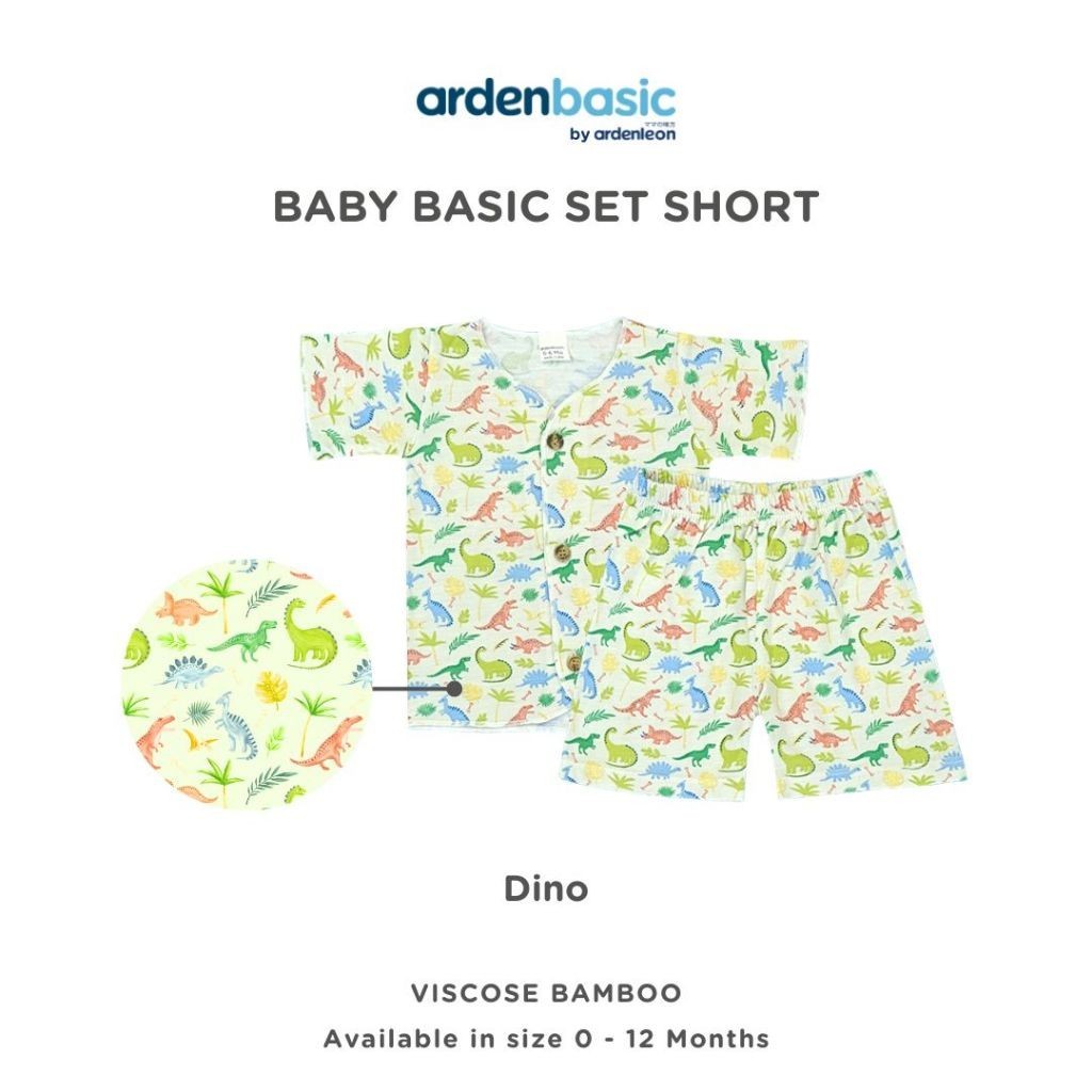 ARDENLEON ArdenBasic Baby Basic Set Short Setelan Pendek Bayi