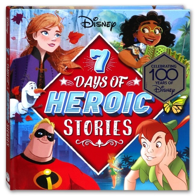 Disney 7 Days of HEROIC / MAGICAL / ANIMAL / FRIENDSHIP Stories - Story Book - Celebrating 100 Years of Disney - Disney 100 - Disney Princess - Disney Animals - Disney Hero