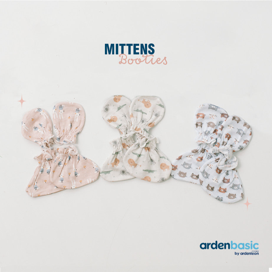 ARDENLEON ArdenBasic Mittens Booties Sarung Tangan Sarung Kaki Bayi