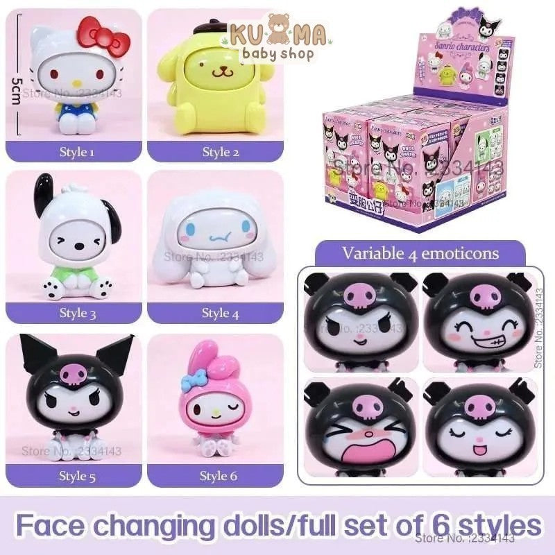Emco Sanrio Face Off Figure Mainan Anak Perempuan