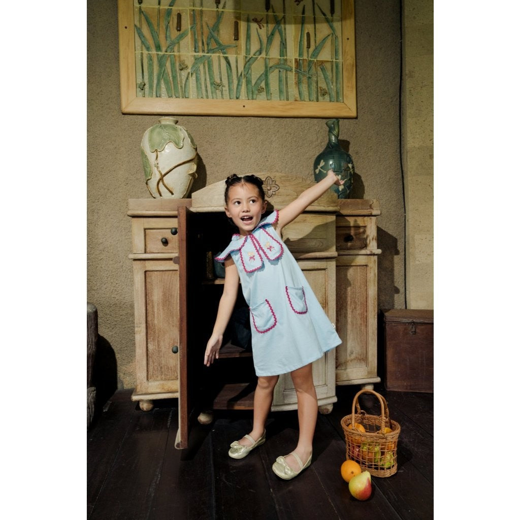 BOHOPANNA - SAILOR COLLAR DRESS - Dress Anak Perempuan