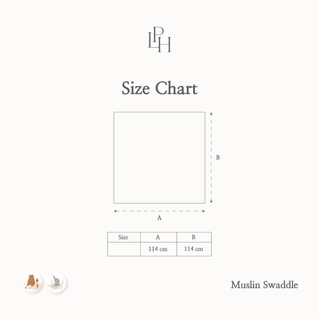 Little Palmerhaus - Muslin Swaddle 1.0 (Bedong Anak)