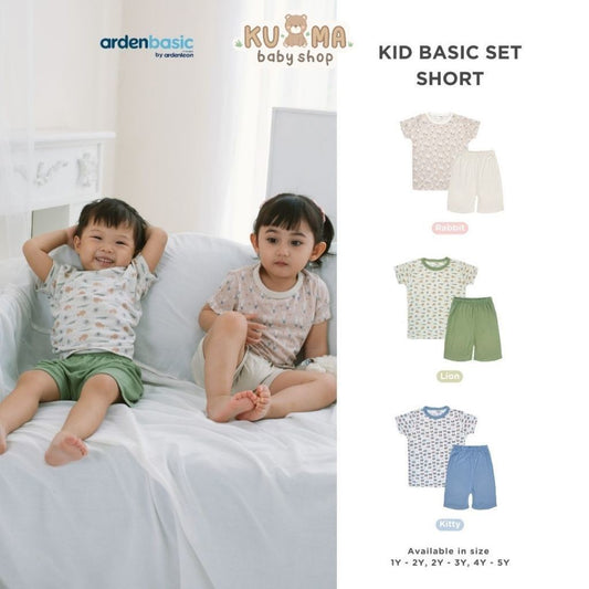 ARDENLEON ArdenBasic Kid Basic Set Short Setelan Pendek Anak