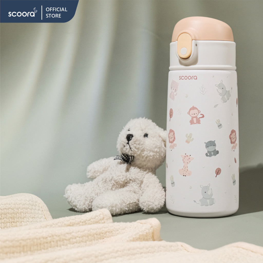 SCOORA Zoy Botol Minum Stainless Anak Dengan Sedotan