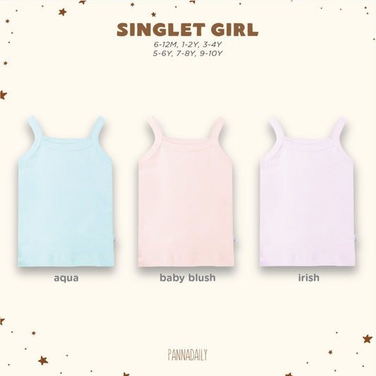 BOHOPANNA - PANNADAILY - PANNA DAILY - BABY & BAYI - SINGLET GIRL - SINGLET BAYI - Singlet Anak Perempuan