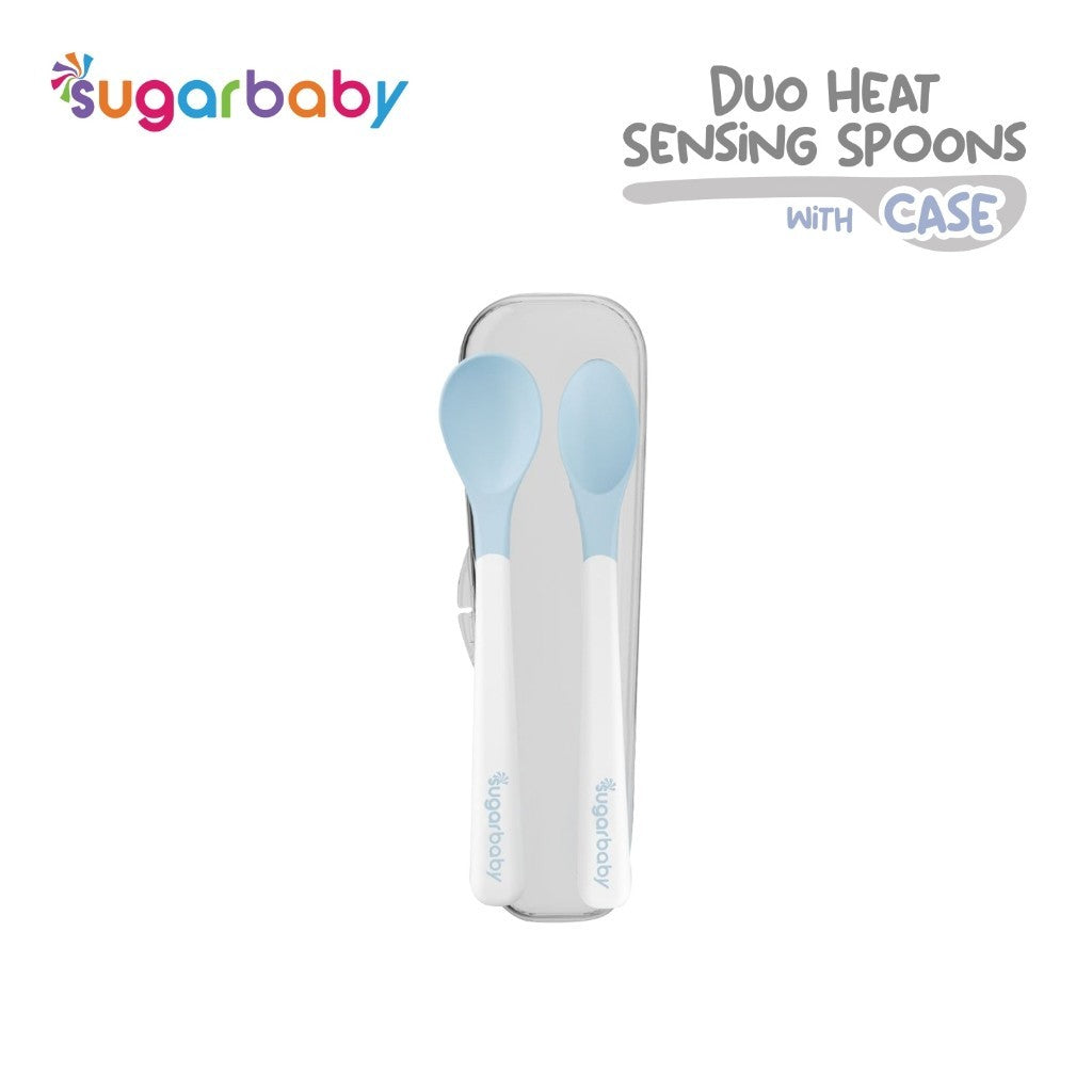 Sugarbaby Duo Heat Sensing Spoon BPA Free/Training Spoon/Peralatan Makan Bayi/Sendok Makan Bayi