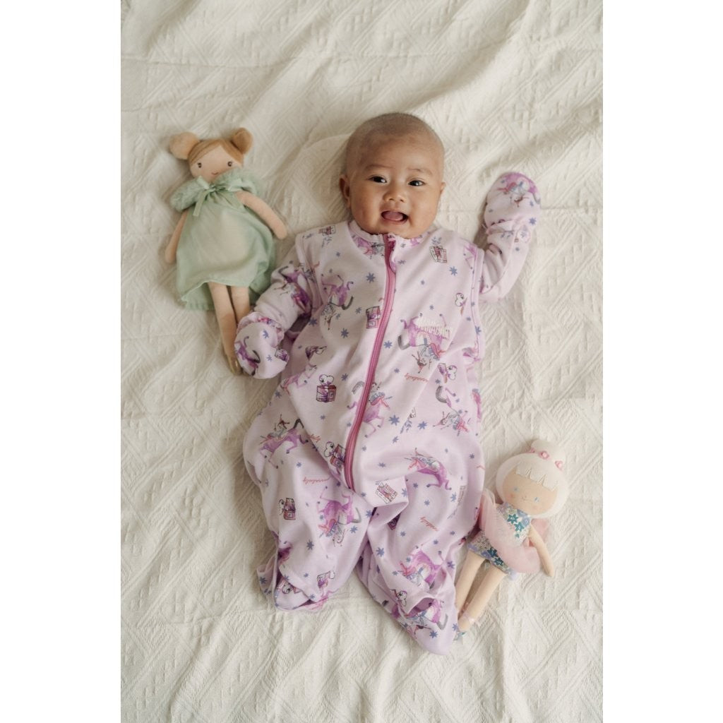 BOHOPANNA - PANNADAILY - LONG SET BABY GIRL PRINT - Setelan Baju Bayi Perempuan