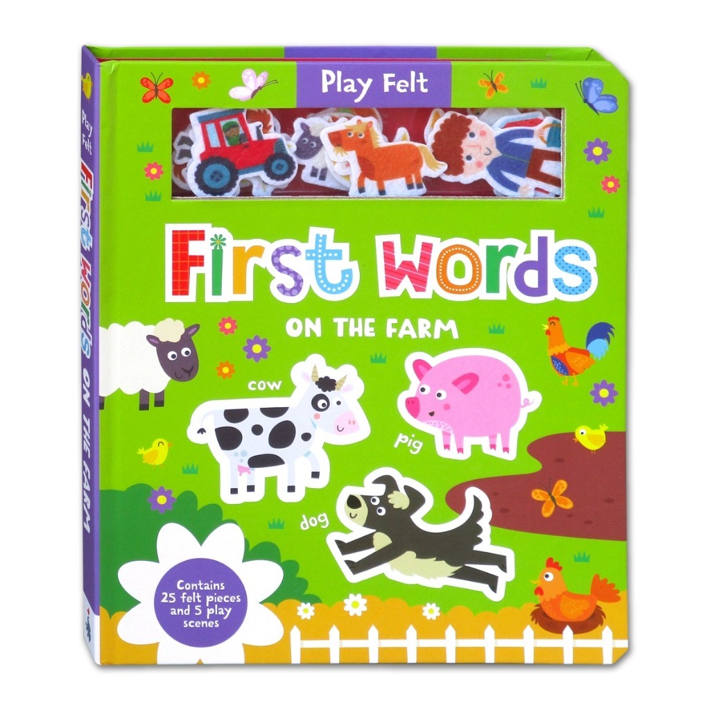Play Felt First Words On the Farm/Colours Under the Sea  (Contains 25 Felt Pieces and 5 Play Scenes)