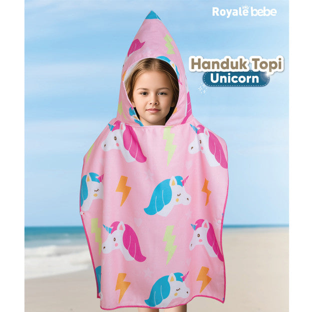 Royale Bebe – Handuk Topi Anak | Handuk Renang Karakter