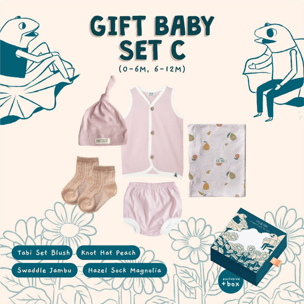 BOHOPANNA - GIFT BABY SET - Hadiah untuk Bayi - Gift Set - Paket Hadiah Newborn