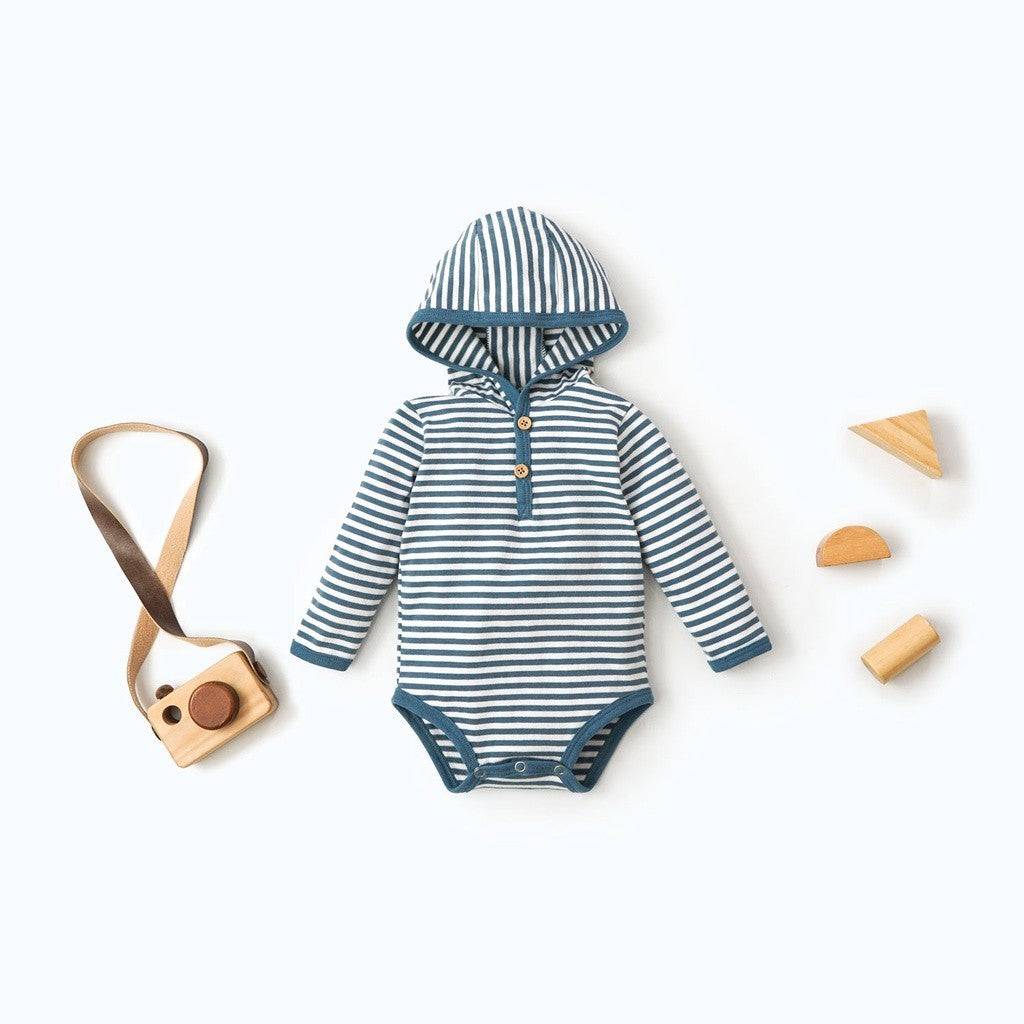 Nice Kids - Stripe Bodysuit Baby (Baju Bayi / Bodysuit One Piece Jumper Romper Bayi)