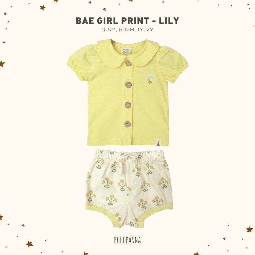 BOHOPANNA - BAE GIRL - Baju Setelan Bayi Perempuan BP2407