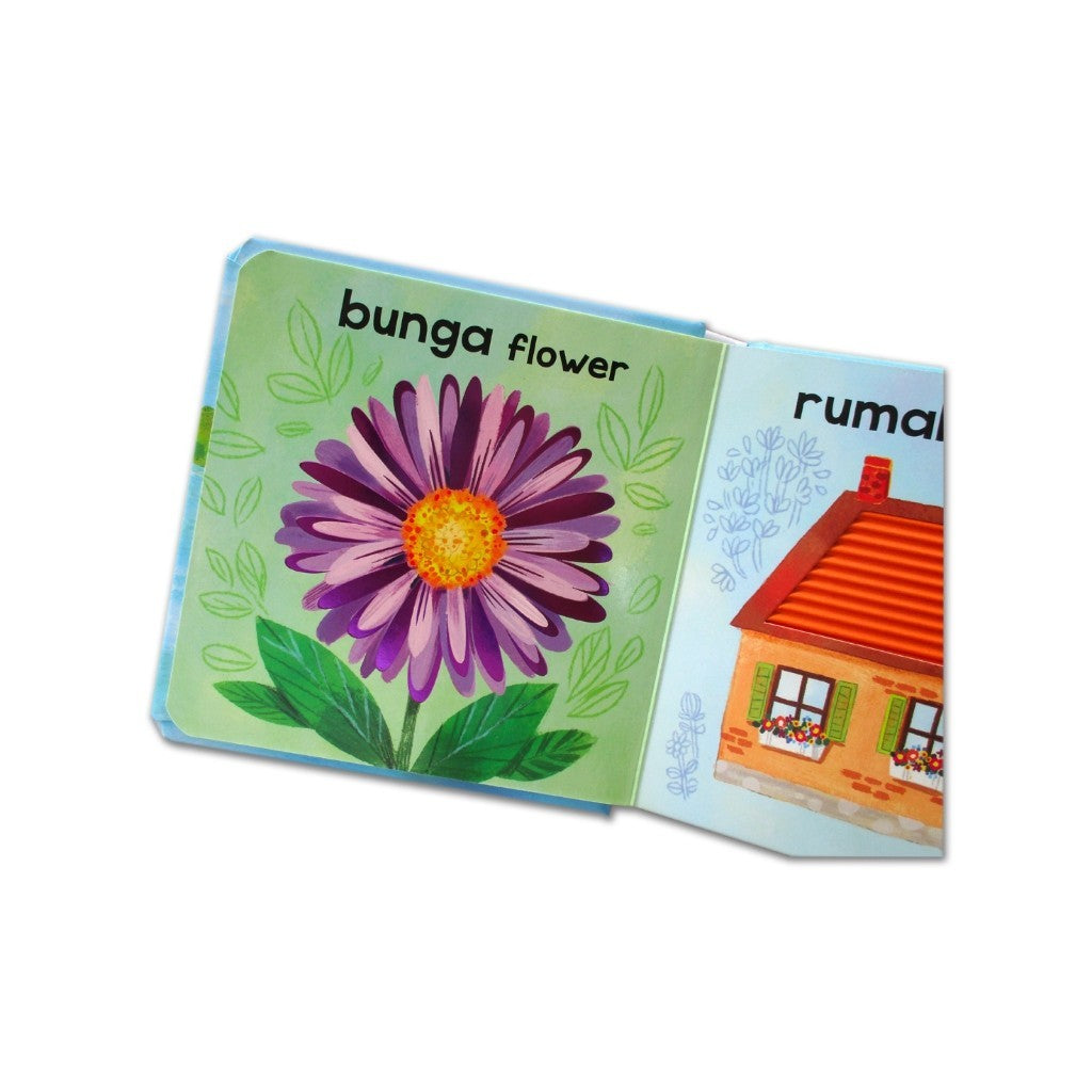 My Baby & Me - My Sensory Hewan / Kata Pertama Board Book - touch & feel di setiap halaman (Bhs Indonesia & Inggris)